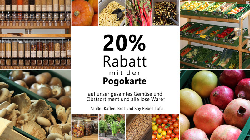 20% Rabatt die Pogokarte