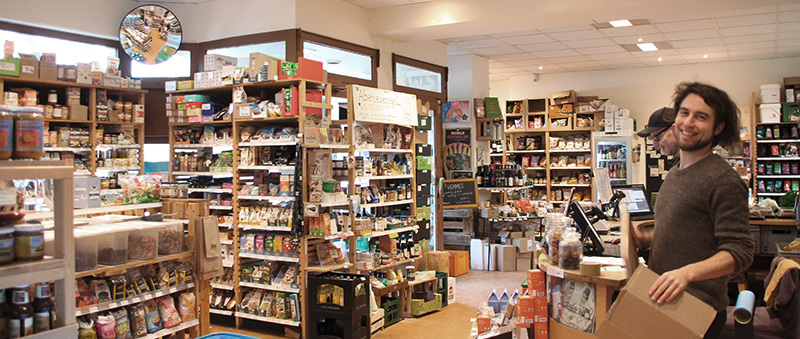 Dr. Pogo Veganladen Innenansicht